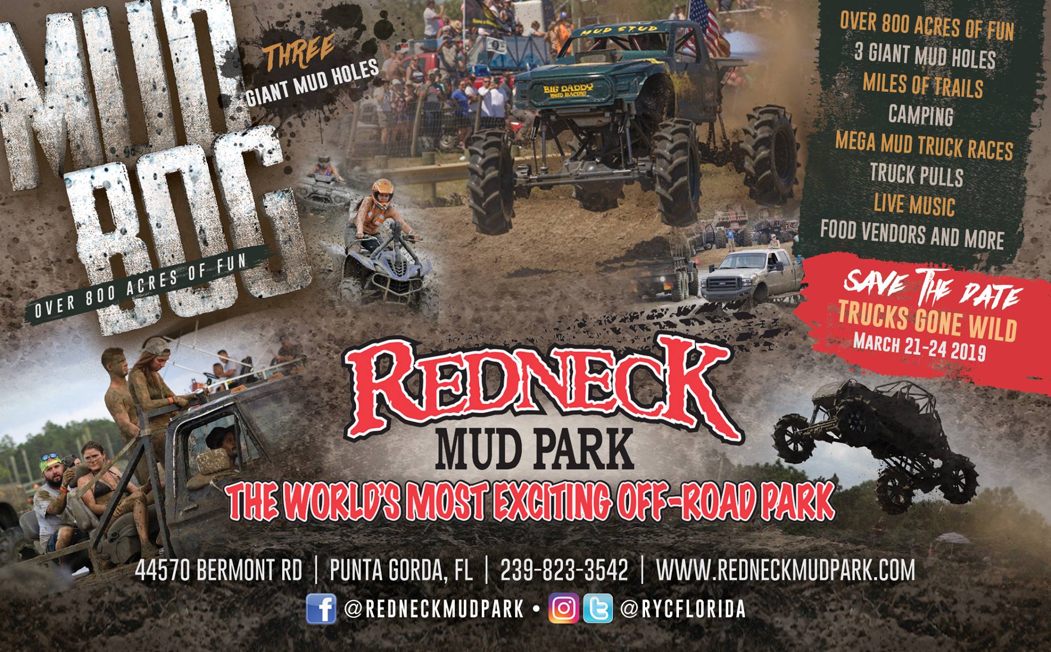 MARCH 2124, 2019 REDNECK MUD PARK PUNTA GORDA, FL www